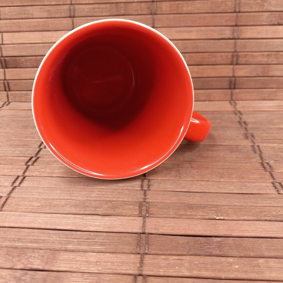 Disney D23 Red Floral Paper Cut Silhouette Mickey Minnie Mouse Coffee Mug Cup - Picture 9 of 11